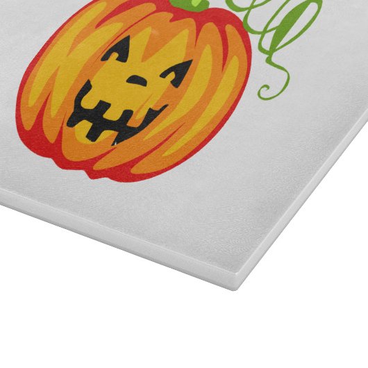 Halloween Pumpkin Snijplank (Hoek)