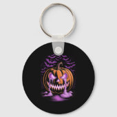 Halloween Pumpkin Soky Season Bats  Sleutelhanger (Voorkant)