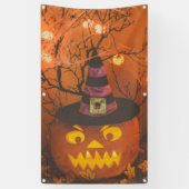 Halloween Pumpkin Spandoek (Verticaal)