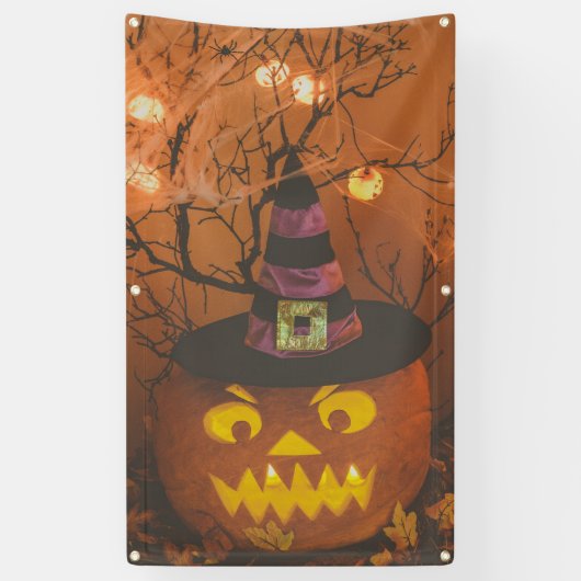 Halloween Pumpkin Spandoek (Verticaal)