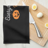 Halloween Pumpkin-specerij en alles wat in Nice ge Theedoek (Quarter Fold)