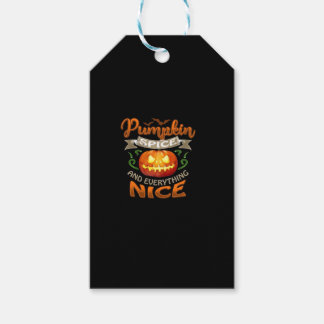 Halloween Pumpkin Spice Alles Leuke Jack-O'-La Cadeaulabel