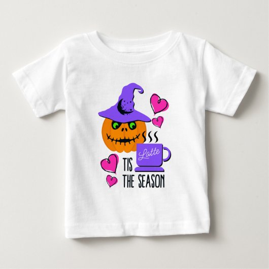 Halloween Pumpkin Spice Baby T-Shirt – Cute Tee (Voorkant)