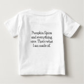 Halloween Pumpkin Spice Baby T-Shirt – Cute Tee (Achterkant)