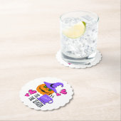 Halloween Pumpkin Spice Season Drink Coaster Kartonnen Onderzetters (Insitu)