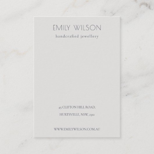 Halloween Pumpkin Spider Hair Clip Display Visitekaartje (Achterkant)