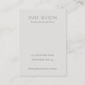 Halloween Pumpkin Spider Logo 3 Verzendscherm Visitekaartje (Achterkant)