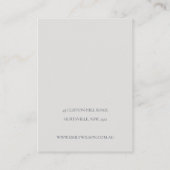 Halloween Pumpkin Spider Web 3, oorscherm Visitekaartje (Achterkant)