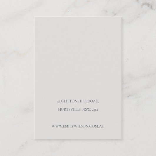 Halloween Pumpkin Spider Web 3, oorscherm Visitekaartje (Achterkant)