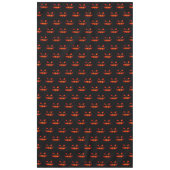 Halloween Pumpkin Spooky Scary Horror Sinaasappel Tafelkleed (Voorkant)