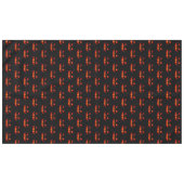 Halloween Pumpkin Spooky Scary Horror Sinaasappel Tafelkleed (Voorkant (Horizontaal))