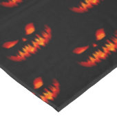 Halloween Pumpkin Spooky Scary Horror Sinaasappel Tafelkleed (Gekanteld)