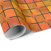 Halloween Pumpkin Squares Cadeaupapier (Rol Hoek)