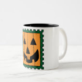 HALLOWEEN PUMPKIN STAMP TWEEKLEURIGE KOFFIEMOK (Voorkant rechts)