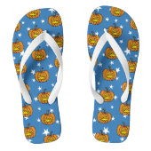 Halloween Pumpkin Stars Beach Footwear Teenslipper Teenslippers (Voetbed)