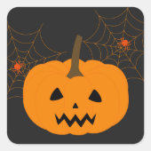 Halloween Pumpkin Sticker (Voorkant)