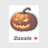 Halloween Pumpkin Sticker (Vel)