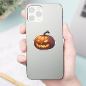 Halloween Pumpkin Sticker (Telefoon)