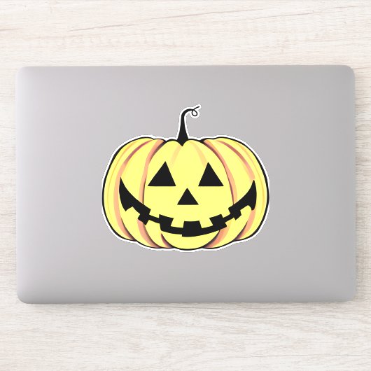 Halloween Pumpkin Sticker (Computer)
