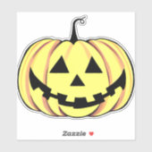 Halloween Pumpkin Sticker (Vel)