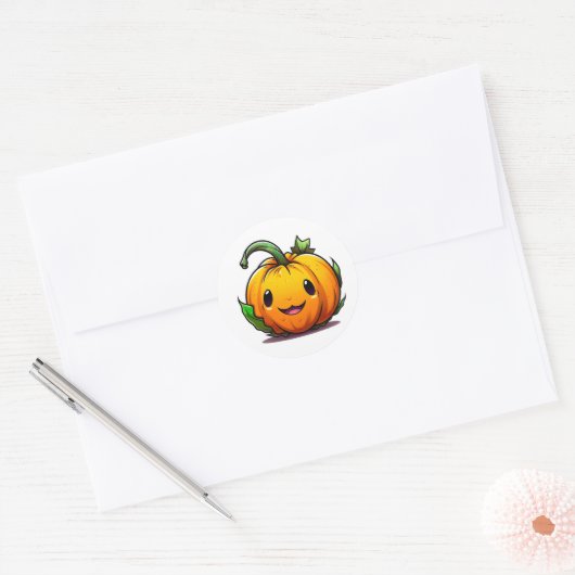 Halloween Pumpkin Stickers (Envelop)