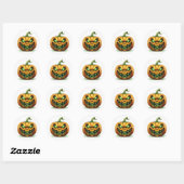 Halloween Pumpkin Stickers (Vel)