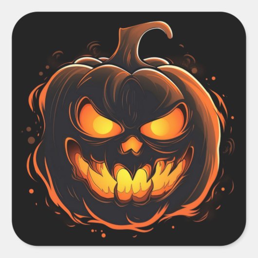 Halloween Pumpkin Stickers (Voorkant)