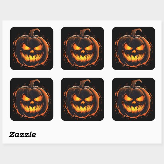 Halloween Pumpkin Stickers (Vel)