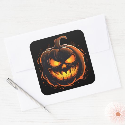 Halloween Pumpkin Stickers (Envelop)
