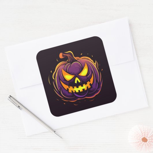 Halloween Pumpkin Stickers (Envelop)