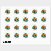 Halloween Pumpkin Stickers (Vel)
