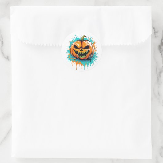 Halloween Pumpkin Stickers (Tas)