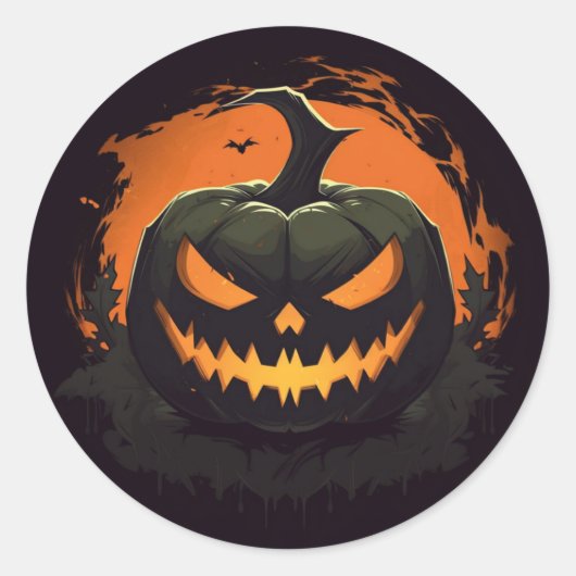 Halloween Pumpkin Stickers (Voorkant)