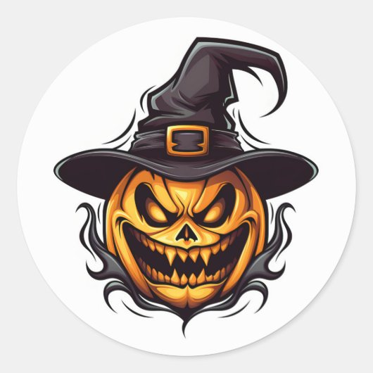 Halloween Pumpkin Stickers (Voorkant)