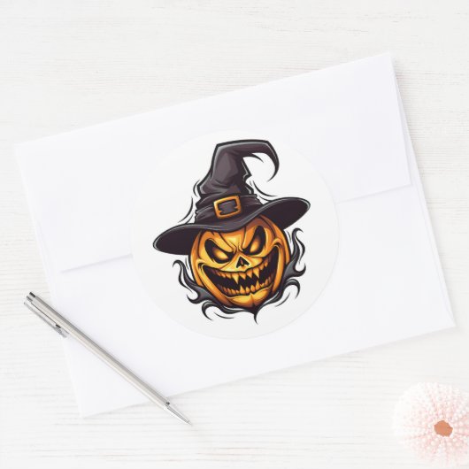 Halloween Pumpkin Stickers (Envelop)