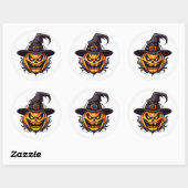 Halloween Pumpkin Stickers (Vel)