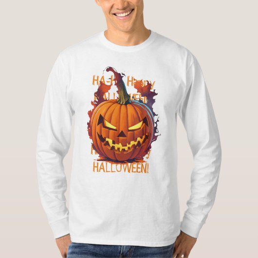 Halloween Pumpkin T-shirt (Voorkant)