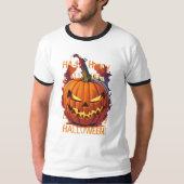 Halloween Pumpkin T-shirt (Voorkant)