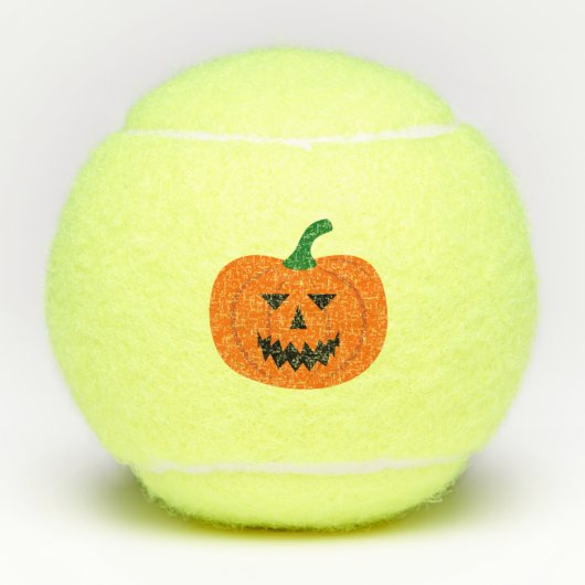 Halloween Pumpkin Tennis Balls Tennisballen (Voorkant)