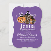 Halloween Pumpkin ThMED Vrijgezellenfeest Kaart (Voorkant)