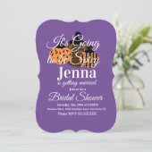 Halloween Pumpkin ThMED Vrijgezellenfeest Kaart (Staand voorkant)