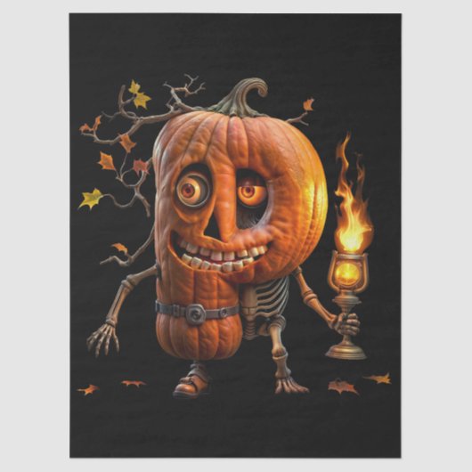 Halloween Pumpkin Tissuepapier (Voorkant)
