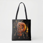 Halloween Pumpkin Tote Bag (Voorkant)