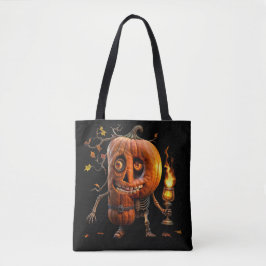 Halloween Pumpkin Tote Bag