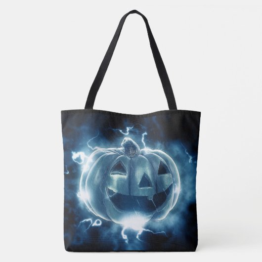 Halloween Pumpkin Tote Bag (Achterkant)
