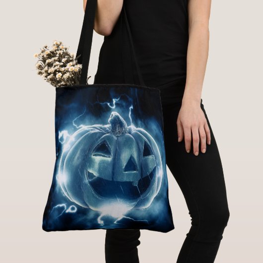 Halloween Pumpkin Tote Bag (Dichtbij)