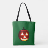 Halloween Pumpkin Tote Bag (Achterkant)