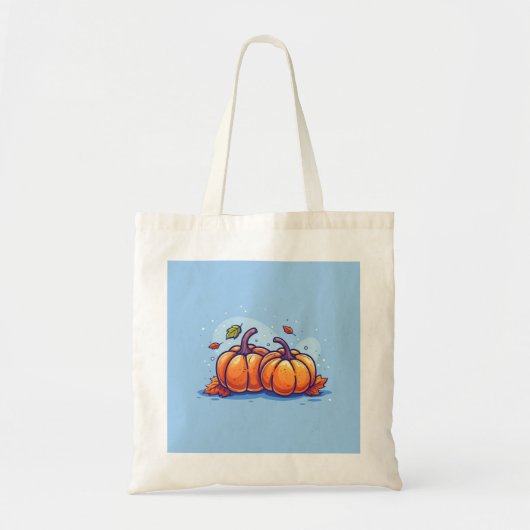 Halloween Pumpkin Tote Bag (Voorkant)