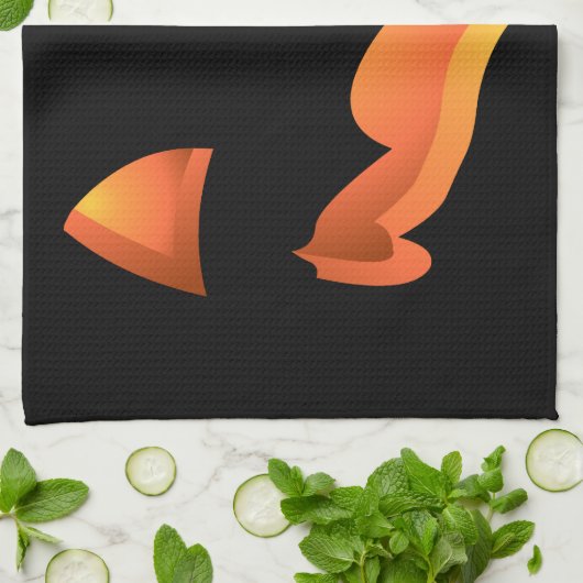 Halloween Pumpkin Towel Jack-O-Lantern Tea Towels Theedoek (Gevouwen)