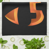 Halloween Pumpkin Towel Jack-O-Lantern Tea Towels Theedoek (Gevouwen)